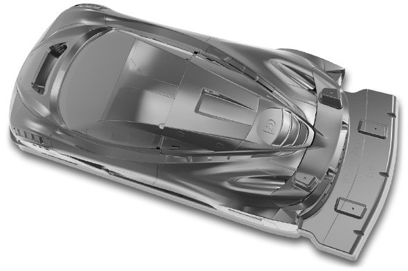Bittydesign Body Seven20 (Clear) 1/10 GT 190mm - 7