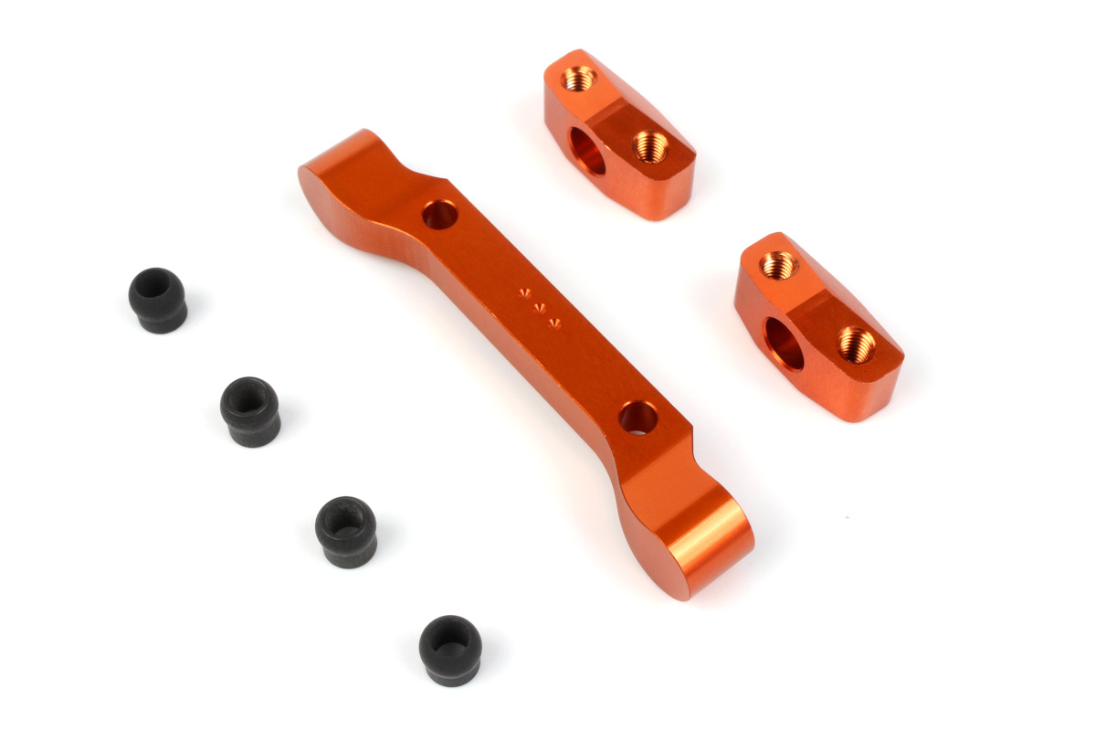HPI HP160272 Machined Aluminium Rear Pivot Block (3Deg)