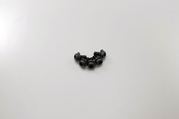 Kyosho 1-S23006F Metallic Flanged Cap Screw M3x6mm (5) Kyosho