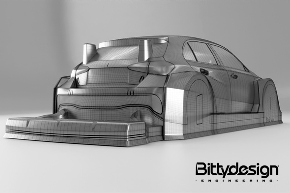 Bittydesign CA45 Kaross FWD 190mm - 22