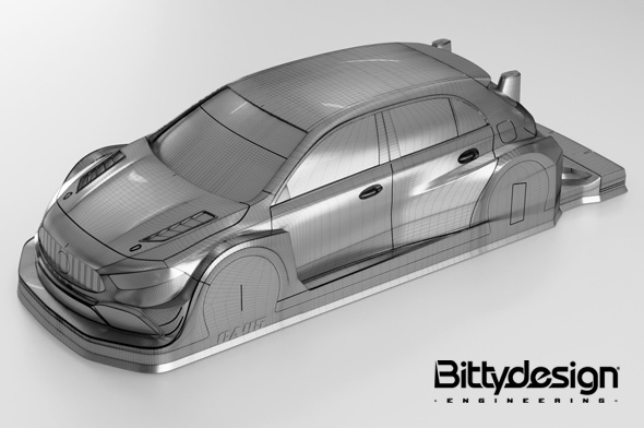 Bittydesign CA45 Kaross FWD 190mm - 21