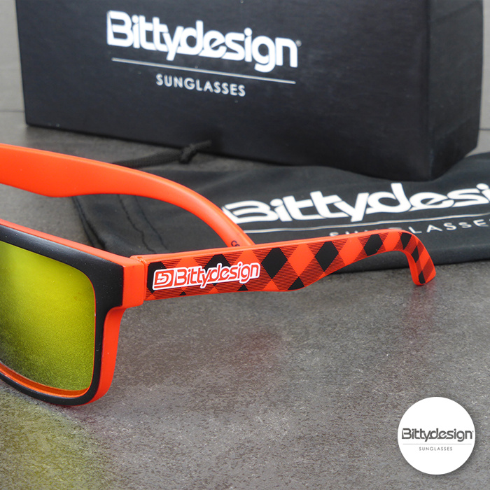 BITTYDESIGN Claymore Collection, Röd ´Tartan´ Solglasögon - 2