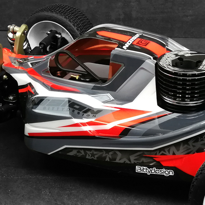 Bittydesign VIS-KYOMP10 Body VISION 1/8 Buggy Kyosho MP10 (Unpainted) Cut - 8