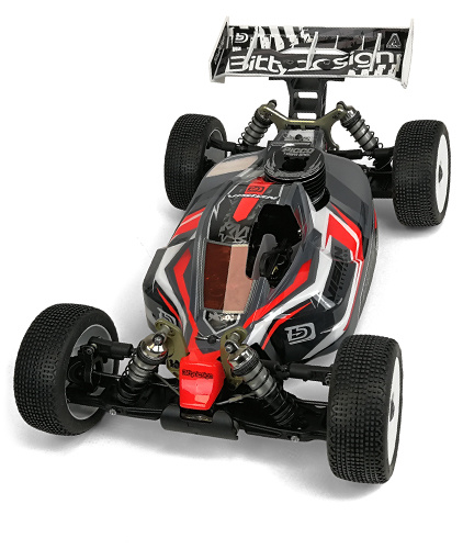 Bittydesign VIS-KYOMP10 Body VISION 1/8 Buggy Kyosho MP10 (Unpainted) Cut