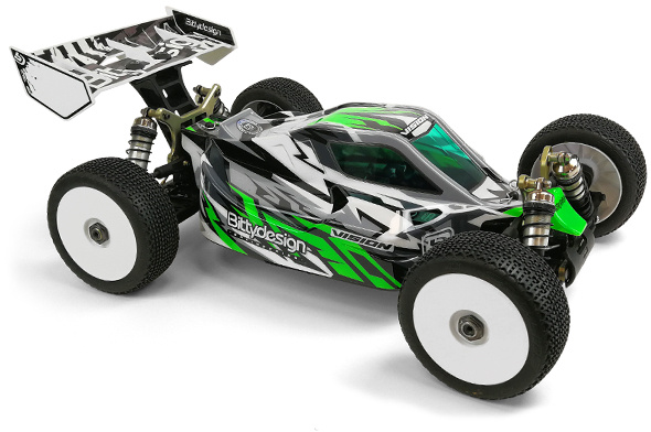 Bittydesign VIS-KYOMP10E Body VISION 1/8 Buggy Kyosho MP10e (Unpainted) Cut - 4