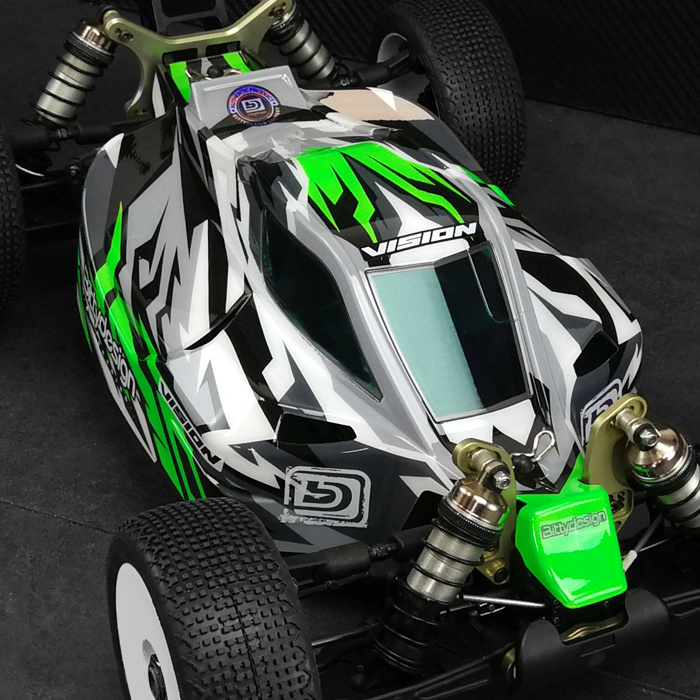 Bittydesign VIS-KYOMP10E Body VISION 1/8 Buggy Kyosho MP10e (Unpainted) Cut - 6
