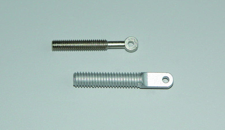 Multiplex Alum. ring-screw, M4, 6 st - 2