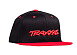 Snap Hat Flat Bill Black/Red Traxxas Logo