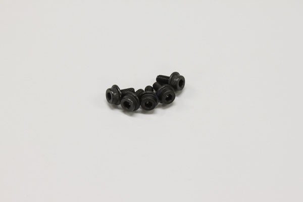Kyosho 1-S24008F Metallic Flanged Cap Screw M4x8mm (5) Kyosho
