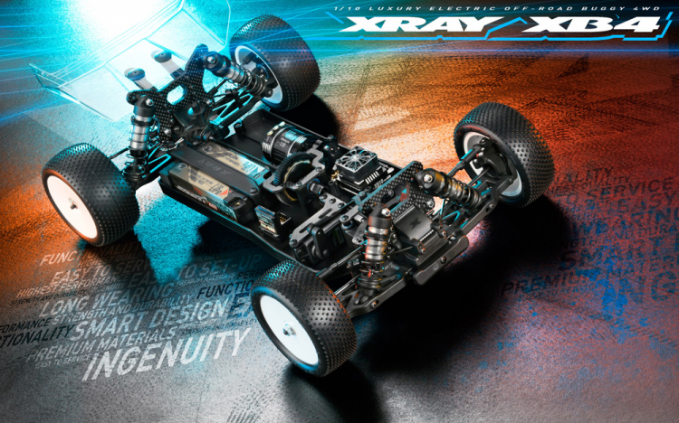 XRAY XB4 2020-Spec 4WD E-buggy 1/10 - 12