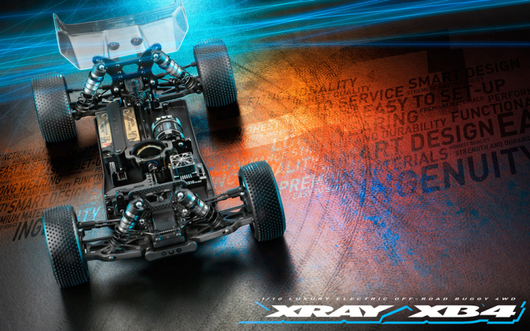 XRAY XB4 2020-Spec 4WD E-buggy 1/10 - 9