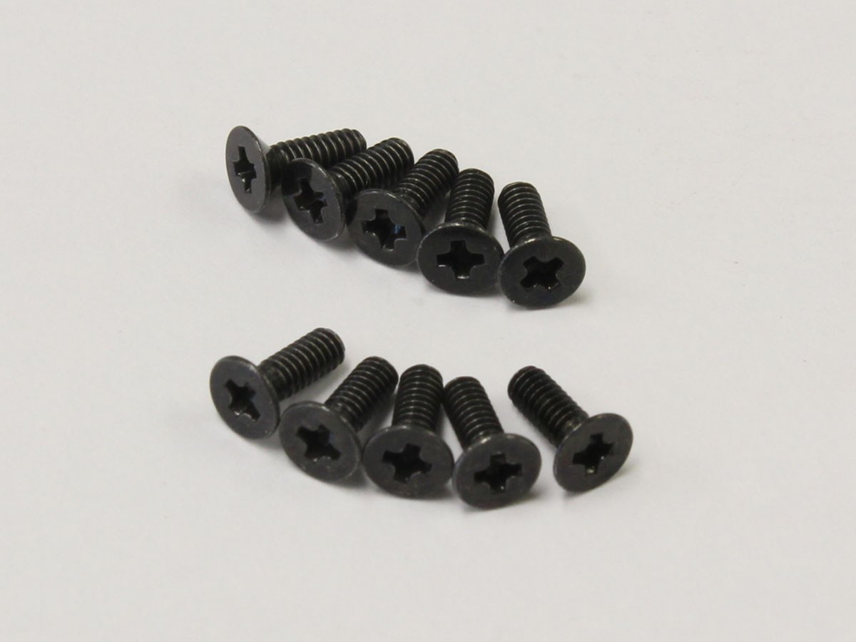 Kyosho 1-S32006 Flat Head Metallic Screws M2x6mm (10) Kyosho