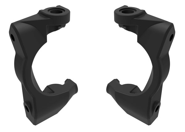 Traxxas 10732-BLK Styrspindelhållare (Caster Block) Svart (Par) Mini Maxx/XRT
