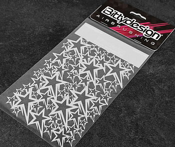 Bittydesign Stensil Vinyl Stjärnor