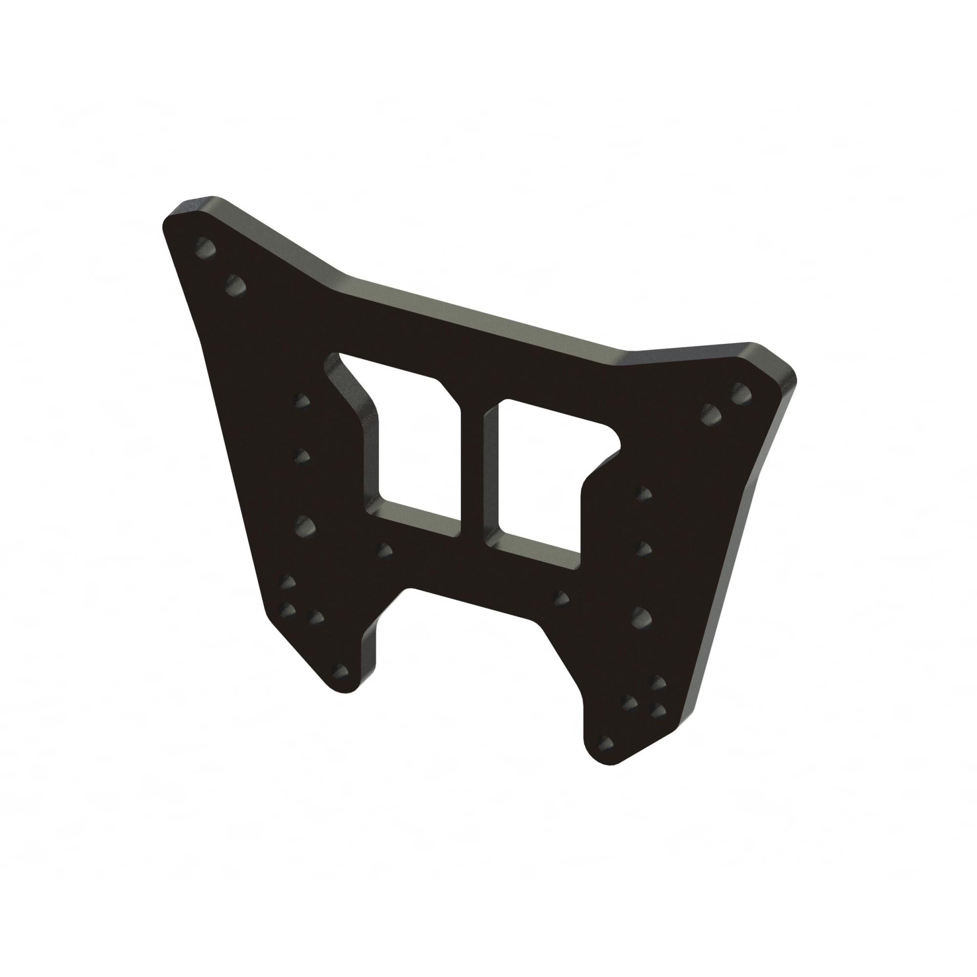 Arrma ARA-1521 Rear Shock Tower Aluminum M4 Black