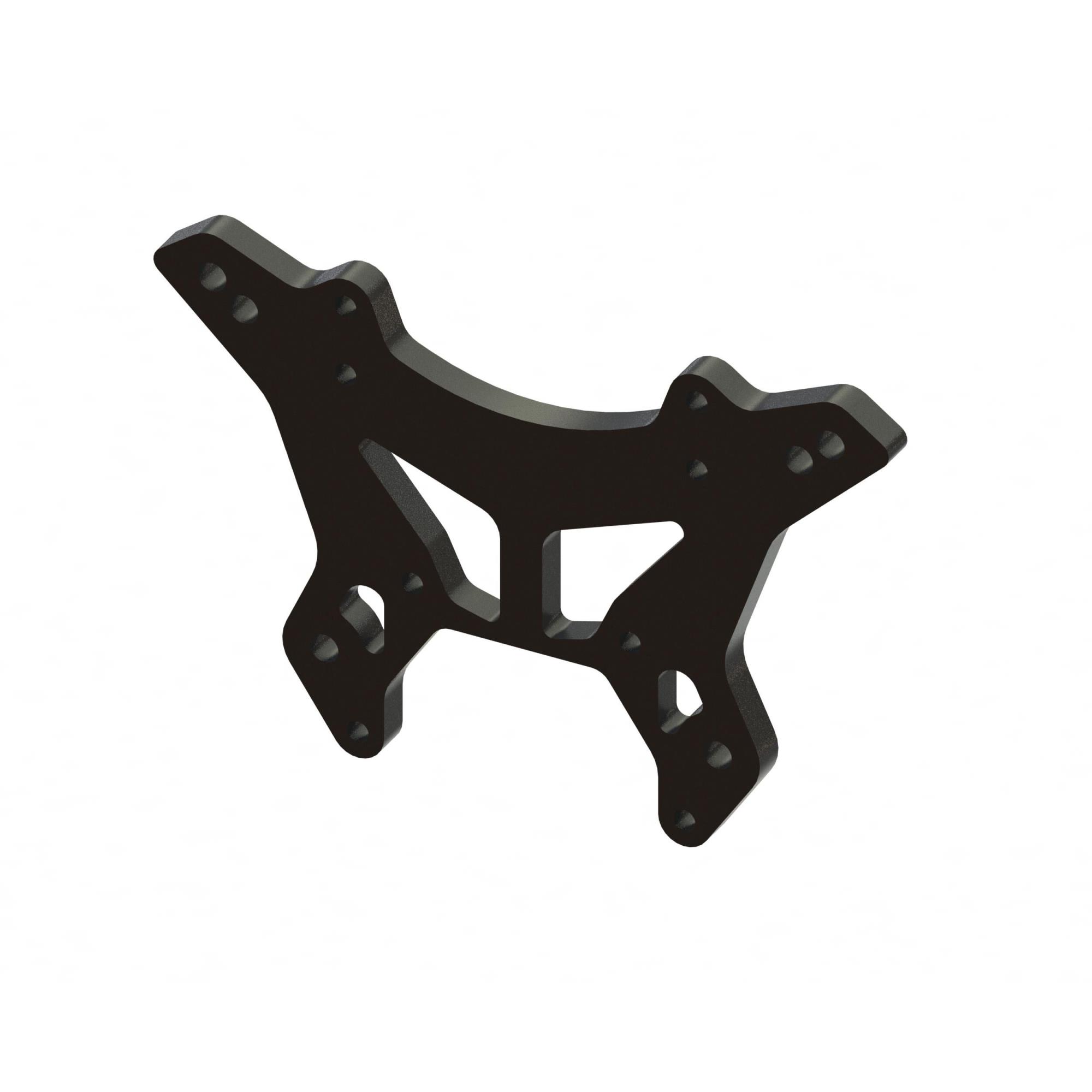 Arrma ARA-1522 Front Shock Tower Aluminum M4 Black