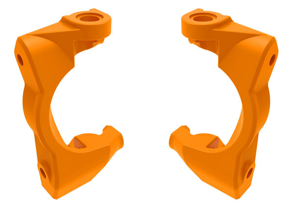 Traxxas 10732-ORNG Caster Blocks Orange (Pair) Mini Maxx/XRT