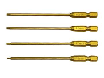 Hobby Details Titanium Insexbits 1.5/2.0/2.5/3.0mm 4st