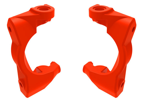Traxxas 10732-RED Styrspindelhållare (Caster Block) Röd (Par) Mini Maxx/XRT