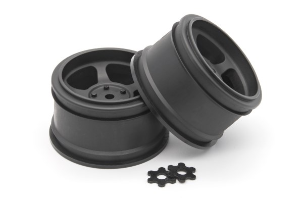 HPI HP160337 VINTAGE TA2 31mm BLACK 6mm OFFSET (Pr)