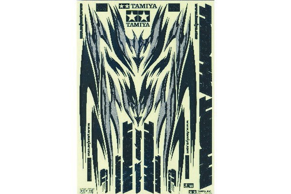 TAMIYA 84033 Marking sticker Tribal/chrome