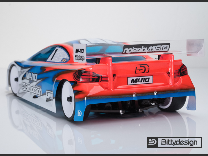 Bittydesign M410 1/10 Touring 190mm Clear Body (Lightweight) - 7