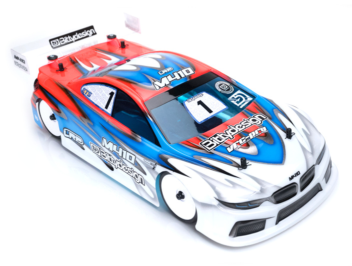 Bittydesign M410 1/10 Touring 190mm Clear Body (Lightweight) - 4