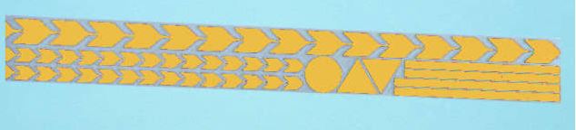 Marking Decals, Yellow