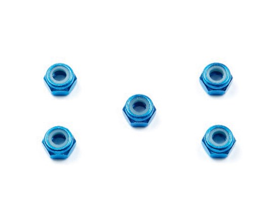 TAMIYA 54080 4mm aluminium lock nut - 2