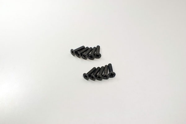 Kyosho 1-S33012 Flat Head Metallic Scrws M3x12mm (10) Kyosho