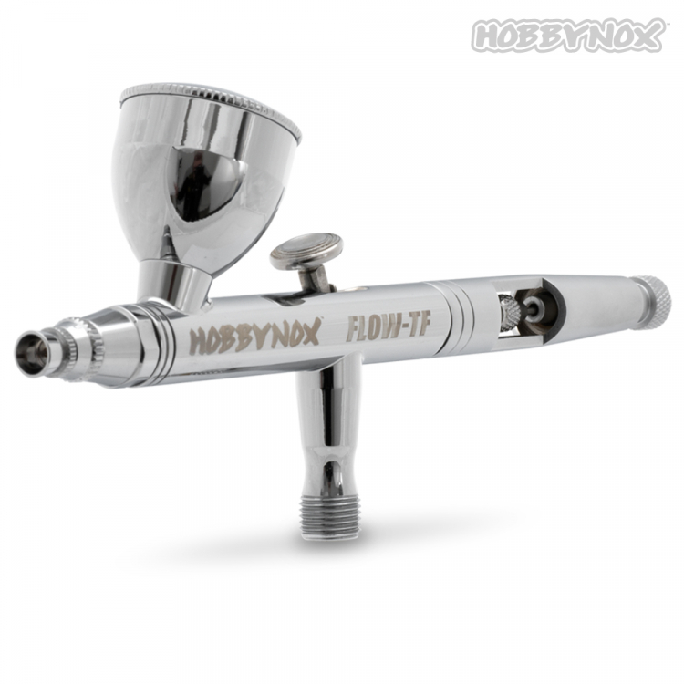 Hobbynox FLOW-TF Airbrush Top Feed 0.3/0.5/0.8mm 2/5/13cc 1.8m Slang