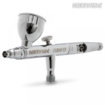 Hobbynox FLOW-TF Airbrush Top Feed 0.3/0.5/0.8mm 2/5/13cc 1.8m Slang
