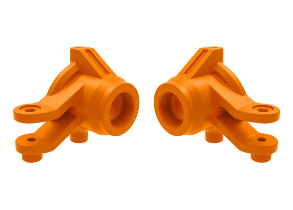 Traxxas 10736-ORNG Steering Blocks Orange (Pair) Mini Maxx/XRT