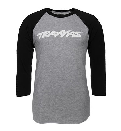 Traxxas 1369-M Tröja Långärmad Grå/Svart Traxxas-logga M (Premium)