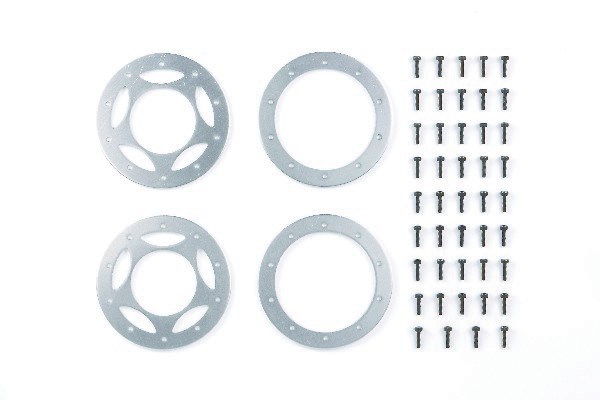 TAMIYA 54086 CR-01 Alu beadlock ring x2
