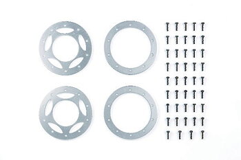 TAMIYA 54086 CR-01 Alu beadlock ring x2