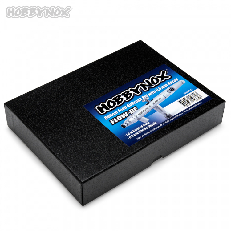 Hobbynox  FLOW-BF Airbrush Bottom Feed 0.5mm 1.8m Slang - 2