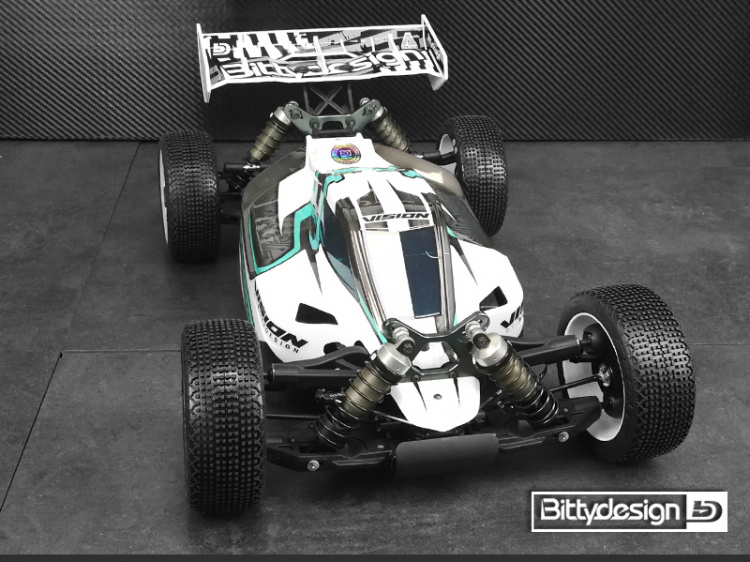 Bittydesign Body VISION 1/8 Buggy Mugen MBX8 Eco (Clear) Pre-Cut - 7