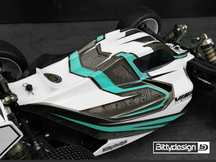 Bittydesign Body VISION 1/8 Buggy Mugen MBX8 Eco (Clear) Pre-Cut - 10