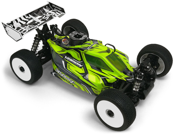 Bittydesign Kaross VISION 1/8 Buggy XB8´20 (Omålad) Klippt