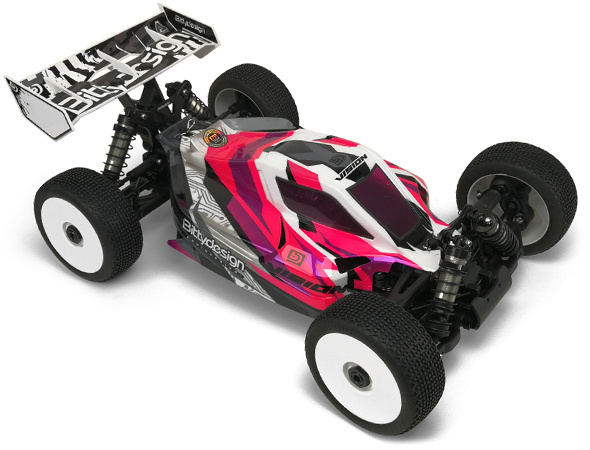Bittydesign Kaross VISION 1/8 Buggy XB8E´20 (Omålad) Klippt