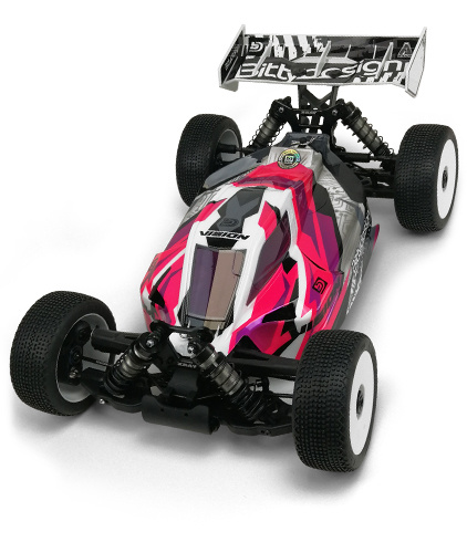 Bittydesign Kaross VISION 1/8 Buggy XB8E´20 (Omålad) Klippt - 2