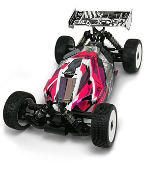 Bittydesign Kaross VISION 1/8 Buggy XB8E´20 (Omålad) Klippt