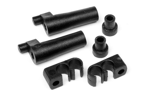 HPI HP67364 Fuel Tank Stand-Off And Fuel Line Clips Set