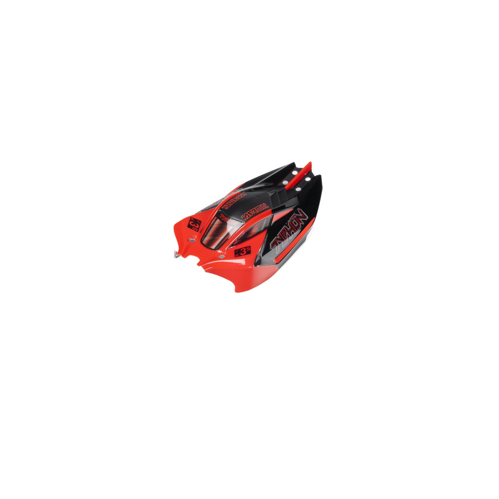 Arrma ARA-1561 TYPHON GROM Body Red/Black