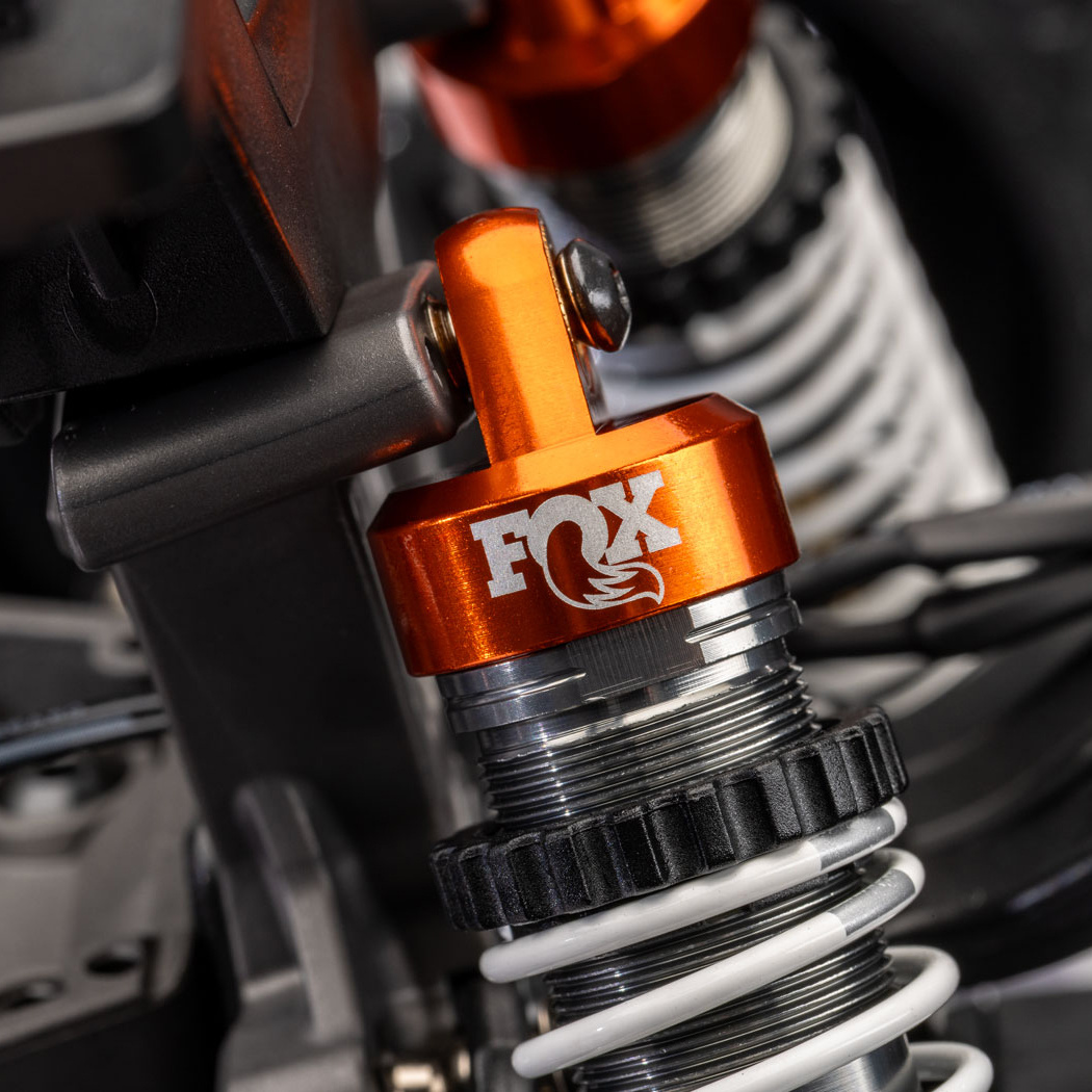 Traxxas 8465 Stötdämpartopp Alu Orange Fox GTR (4) - 3
