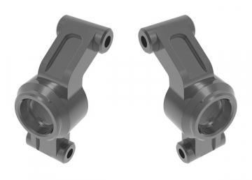 Traxxas 10751-GRAY Stub Axle Carriers Alu Gray (Pair) Mini Maxx