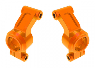 Traxxas 10751-ORNG Hjulaxelhållare Alu Orange (Par) Mini Maxx