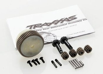 Traxxas 2388X Diff med Drev (Yttre Ståldrev) Komplett