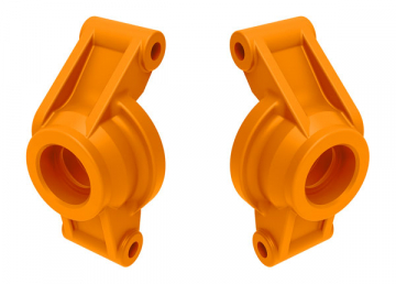 Traxxas 10752-ORNG Hjulaxelhållare Orange (Par) Mini Maxx/XRT